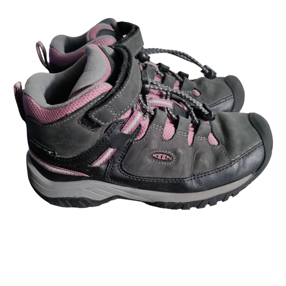 KEEN TARGHEE MID WP BOOTS RAVEN/TULIPWOOD Size 13